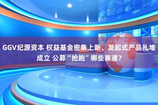 GGV纪源资本 权益基金密集上新、发起式产品扎堆成立 公募“抢跑”哪些赛道？